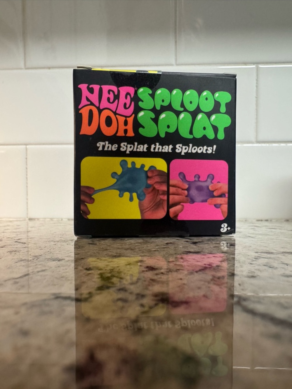 Nee Doh Splooot Splat Stress Ball Toy - Blue - Picture 4 of 6